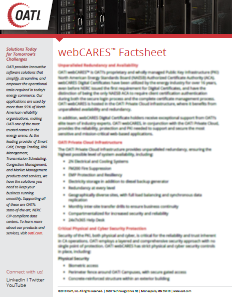 webCARES Factsheet